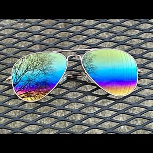 Rainbow mirror Ray Ban Aviators